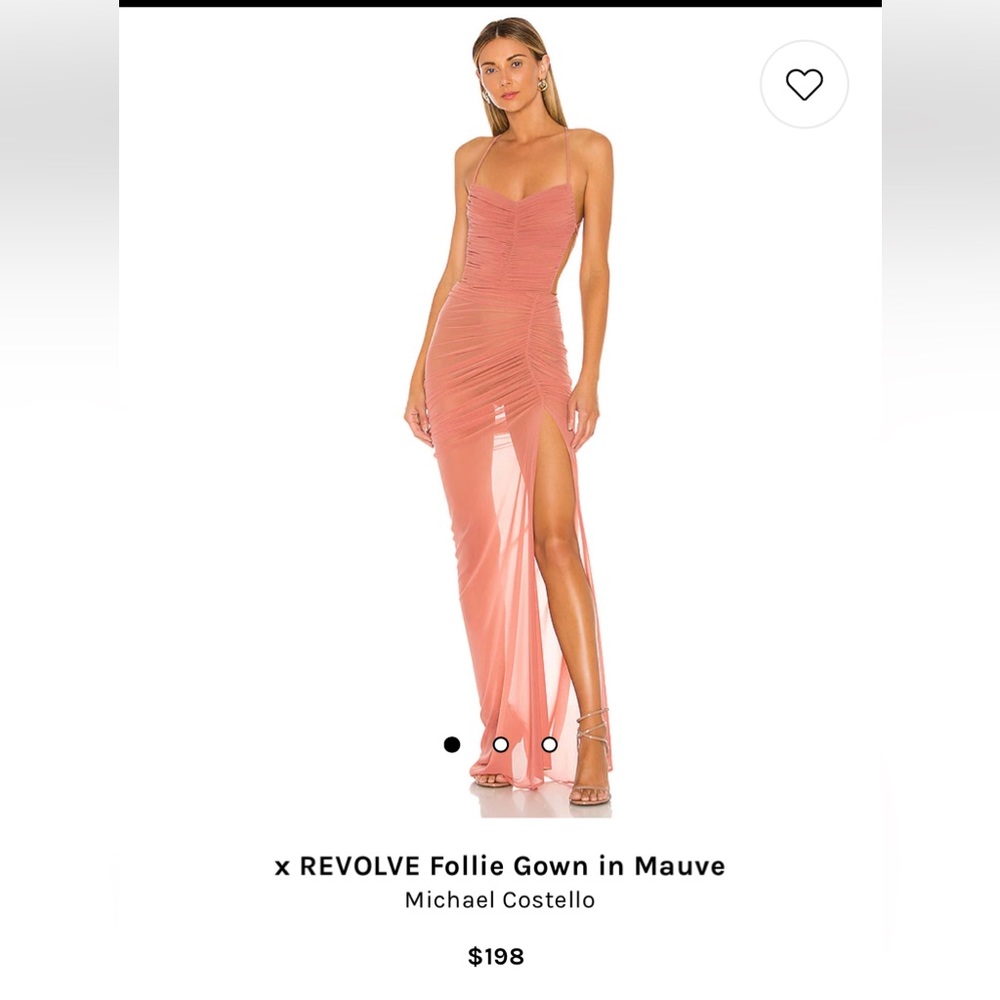 Michael Costello Mauve Gown